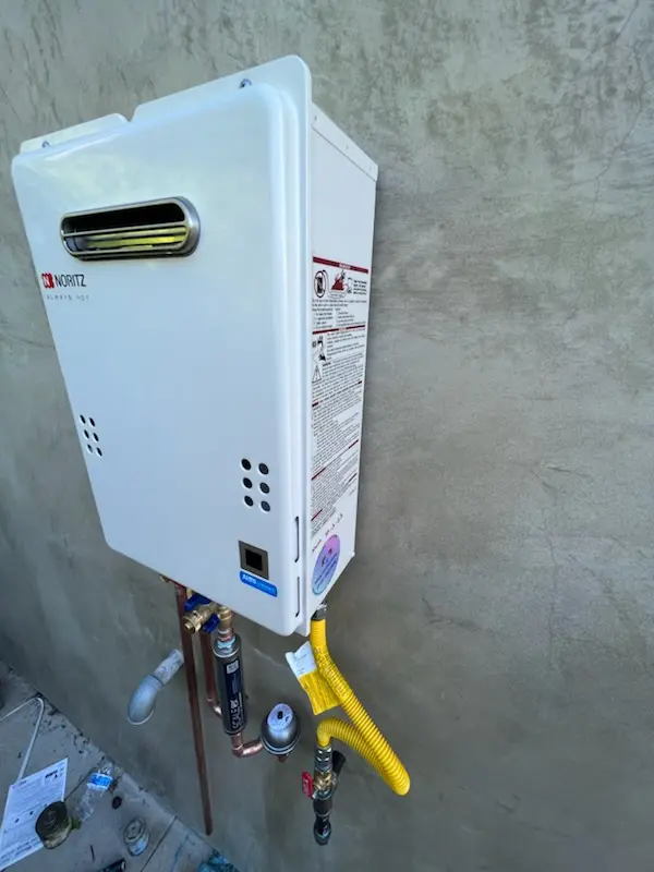 Tankless water heater installation for Pleasant Dale homes